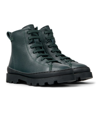 Camper Botins em pele Brutus verde