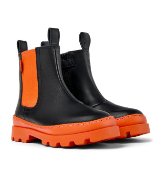 Camper Botins em pele Brutus preto