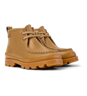 Camper Bottines en cuir Brutus marron