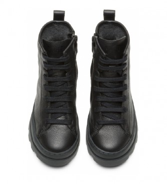 Camper Brutus leather ankle boots Black