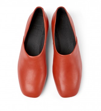 Camper Sapatos de couro Casi Myra vermelho