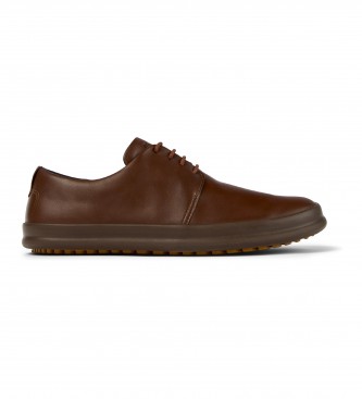 Camper Brown Chassis Leather Sneakers