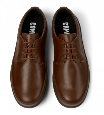 Camper Brown Chassis Leather Sneakers