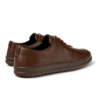 Camper Brown Chassis Leather Sneakers