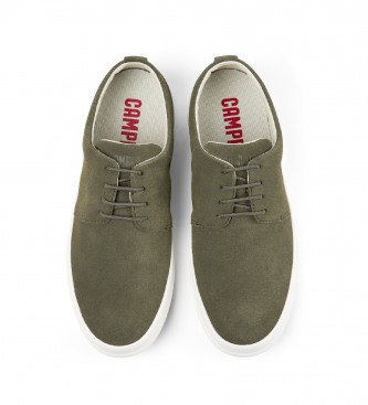 Camper Leather shoes Chassis green