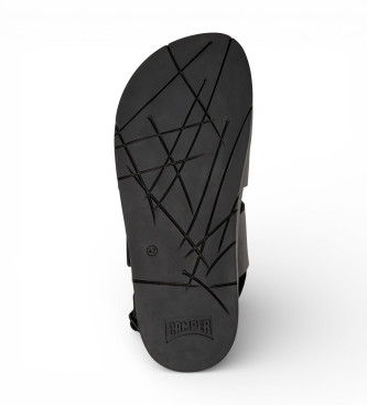 Camper Sandali in pelle nera Lluc