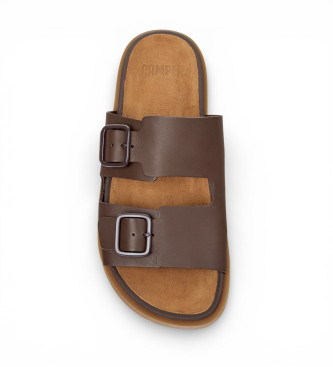 Camper Sand�lias de couro Lluc castanhas