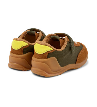 Camper Zapatillas de piel Dadda FW verde oscuro