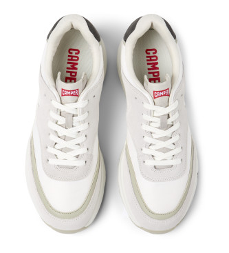 Camper Drift white leather shoes