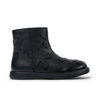 Camper Bottines en cuir Twins noires