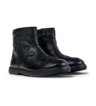 Camper Bottines en cuir Twins noires