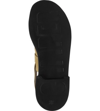 Camper Edy beige leather sandals