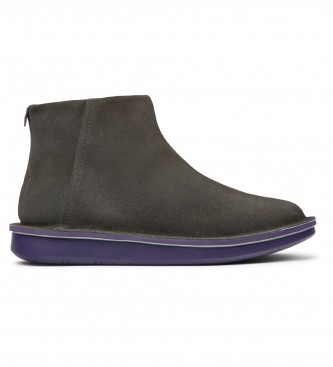 Camper Formiga Leather Ankle Boots grey