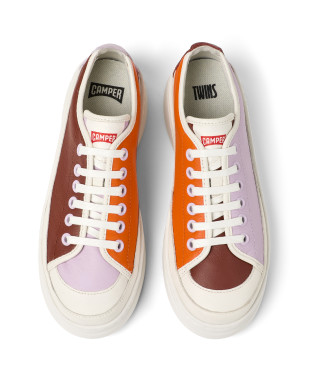 Camper G3D Runner Up leren schoenen rood, oranje