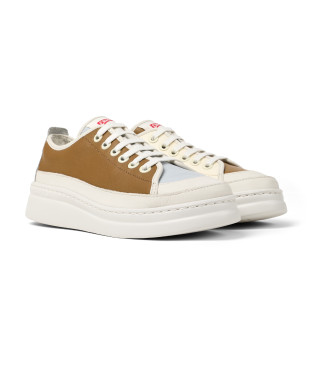 Camper G3D Runner Up sneakers in pelle marrone e beige