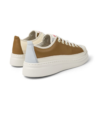 Camper G3D Runner Up Leder Turnschuhe braun, beige