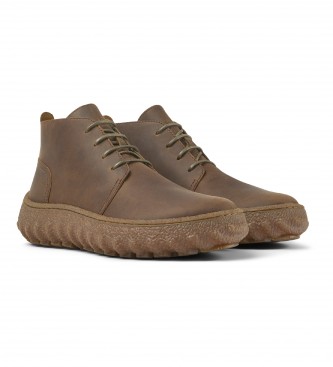 Camper Brown Ground leather ankle boots