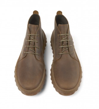 Camper Brown Ground leather ankle boots