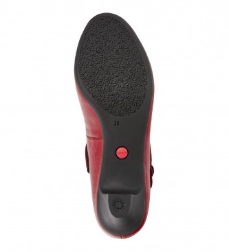 Camper Sapatos de couro Helena low red