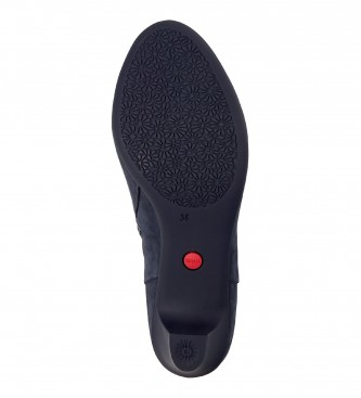 Camper Botins em pele Helena low navy