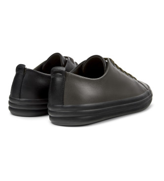 Camper Zapatillas de Piel Hoops negro