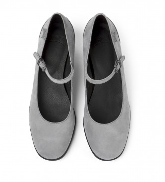 Camper Katie Leather Shoes grey