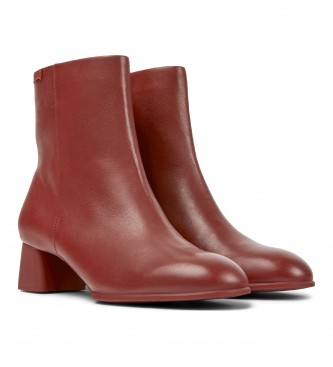 Camper Botines de piel Katie burdeos