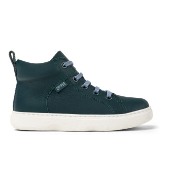 Camper Kiddo Leather Sneakers green