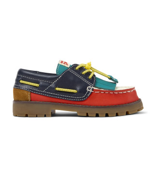 Camper Mocassins en cuir  lacets Bobo multicolore