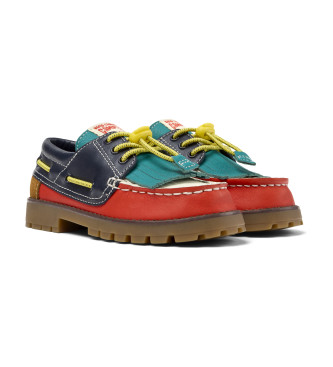 Camper Mocassins en cuir  lacets Bobo multicolore