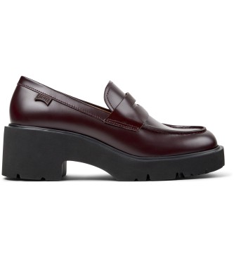 Camper Rdbrune Milah-loafers i lder
