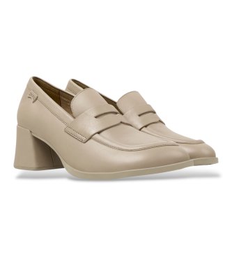Camper Mokassins Kora aus Leder in Beige