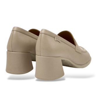 Camper Mokassins Kora aus Leder in Beige