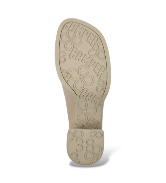Camper Mokassins Kora aus Leder in Beige