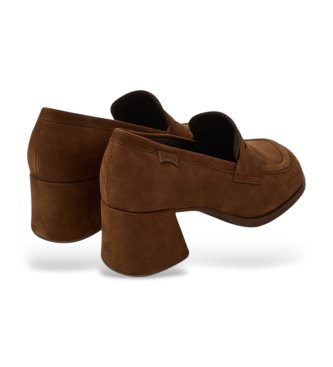 Camper Kora brown leather loafers