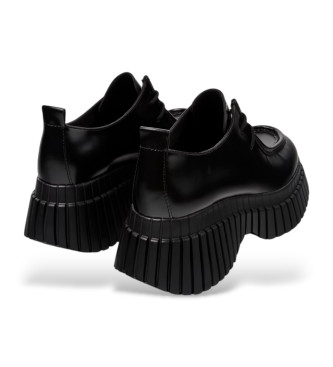 Camper Pixi BCN mocassins en cuir noir