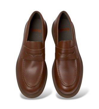 Camper Mocasines de Piel Norman marrón
