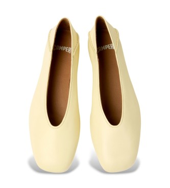 Camper Leather Moccasins Casi Myra yellow