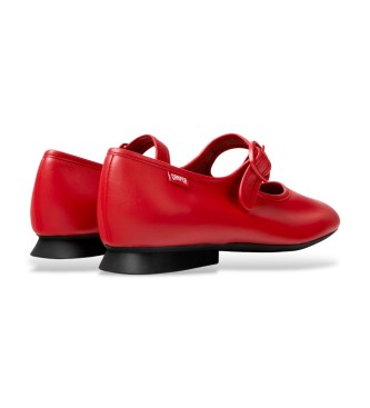 Camper Leather Ballerinas Casi Myra red