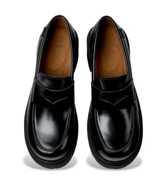 Camper Mocassini in pelle nera Milah