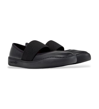 Camper Peu Touring leather ballerinas black