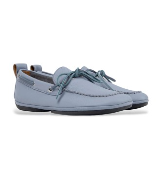Camper Leather Moccasins Right Nina blue