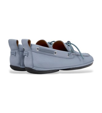 Camper Leather Moccasins Right Nina blue