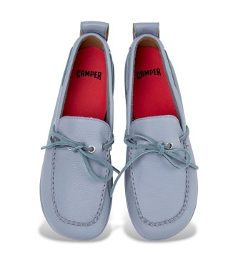 Camper Leather Moccasins Right Nina blue