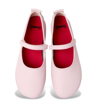Camper Leather Ballerinas Right Nina pink
