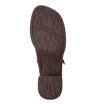 Camper Kora burgundy leather shoes