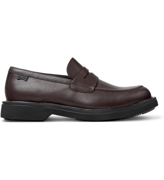 Camper Norman brown leather loafers