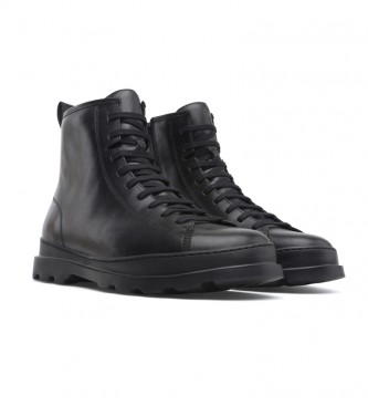 Camper Brutus leather ankle boots black