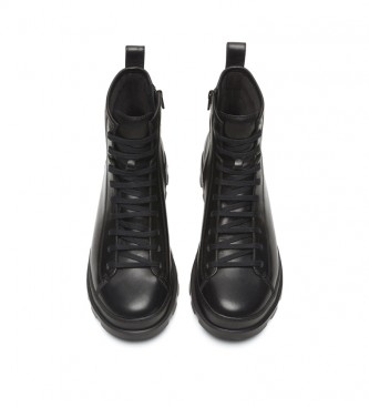 Camper Brutus leather ankle boots black