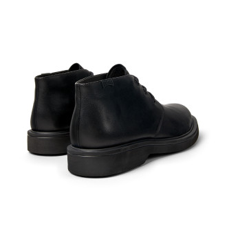 Camper Botines de piel Norman negro 